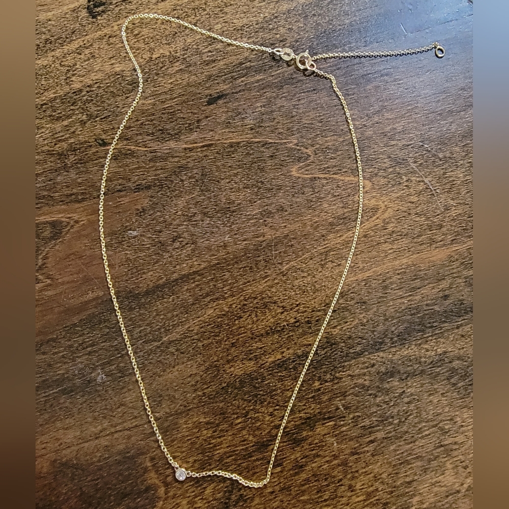 Tiny Diamond Necklace